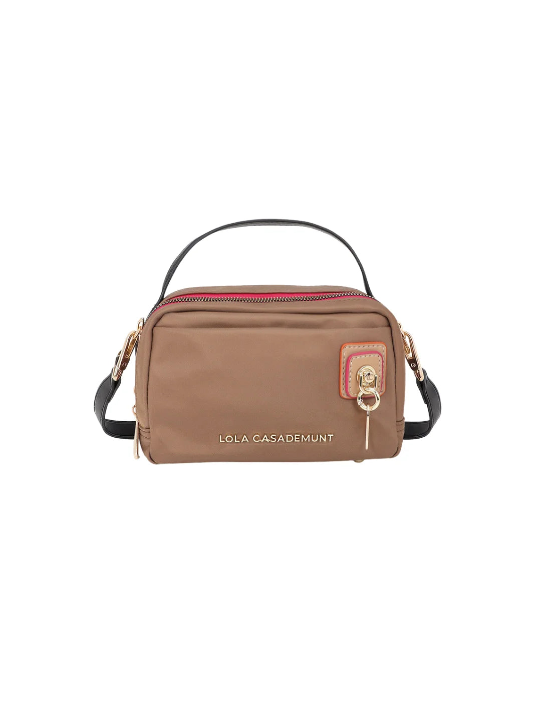 Bandolera Nylon Lola Casademunt Beige | Bicos de Fío