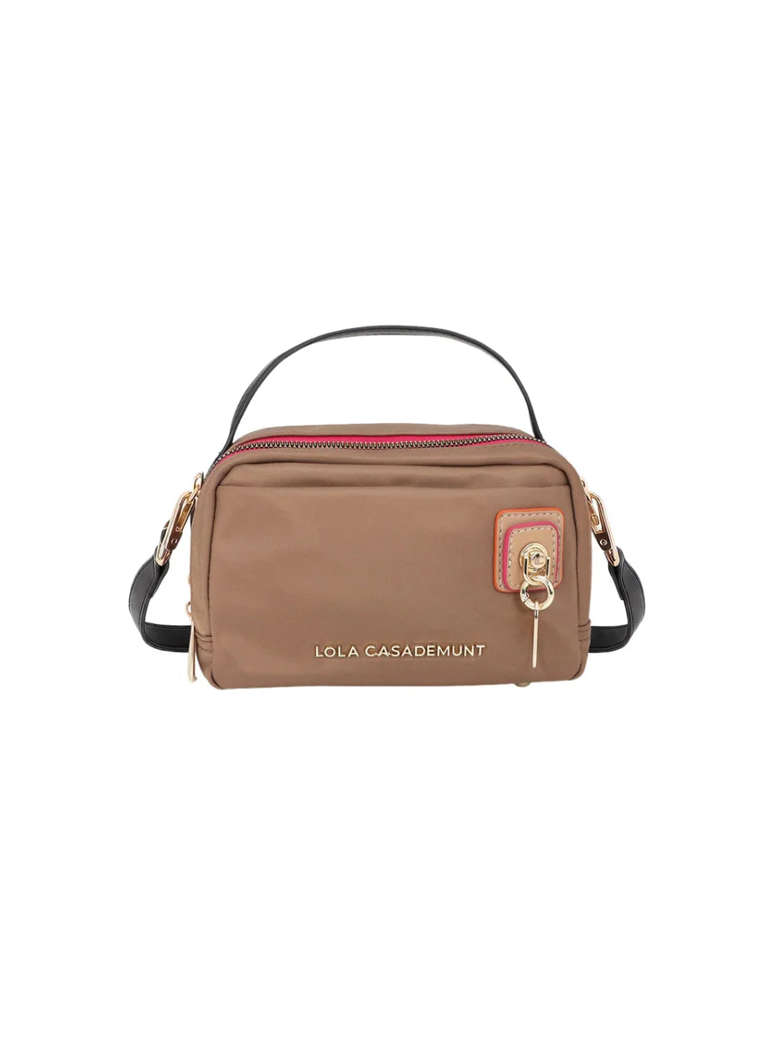 Bandolera Nylon Lola Casademunt Beige | Bicos de Fío