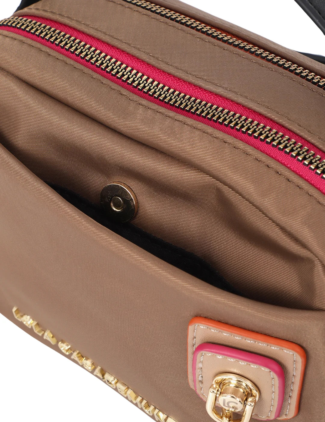 Bandolera Nylon Lola Casademunt Beige | Bicos de Fío