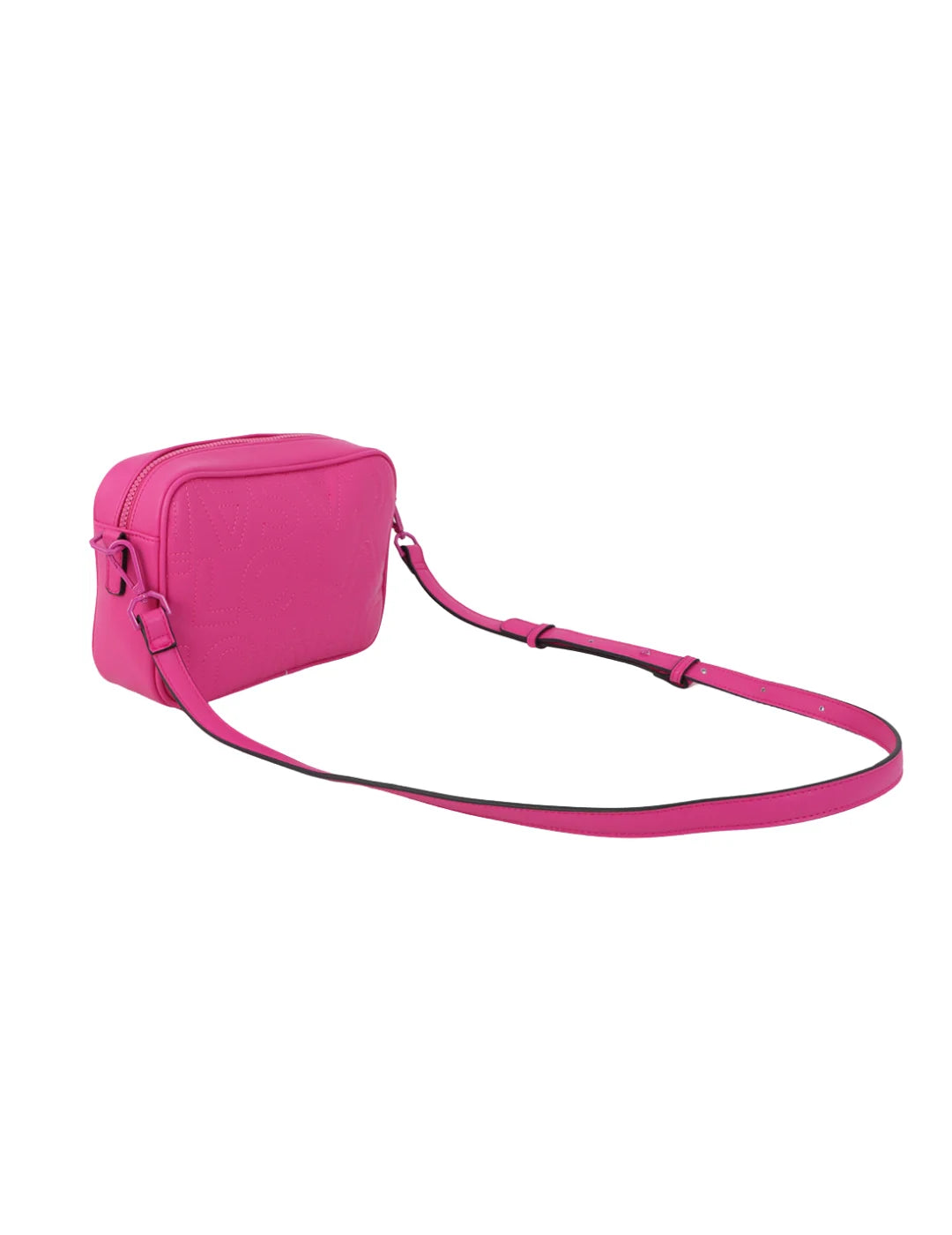 Bandolera Lola Casademunt Pespuntes Fucsia | Bicos de Fío