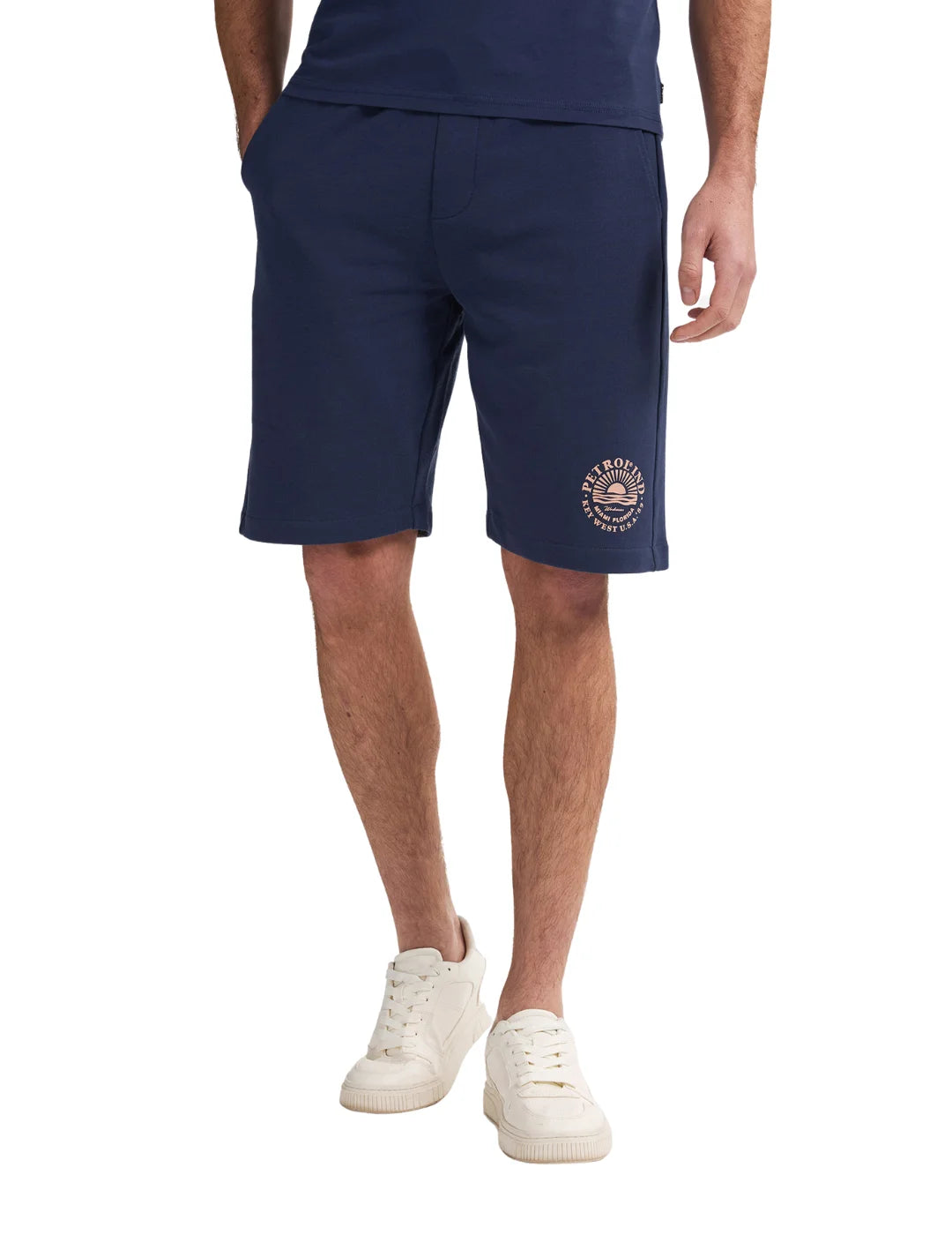 Bermuda Jogging Petrol Industries Azul Marino | Bicos de Fío