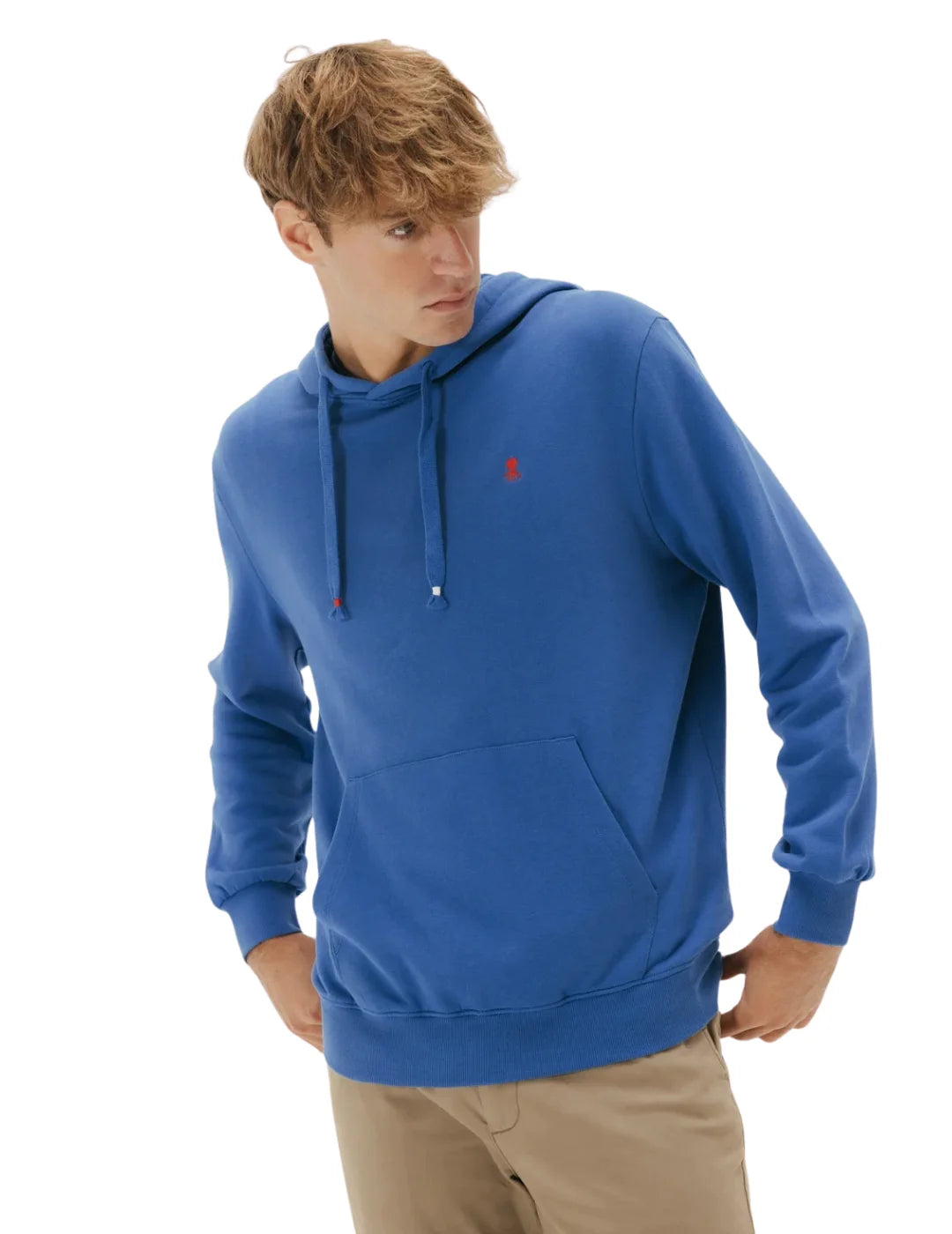 Sudadera Capucha El Pulpo Logo Azul Eléctrico | Bicos de Fío