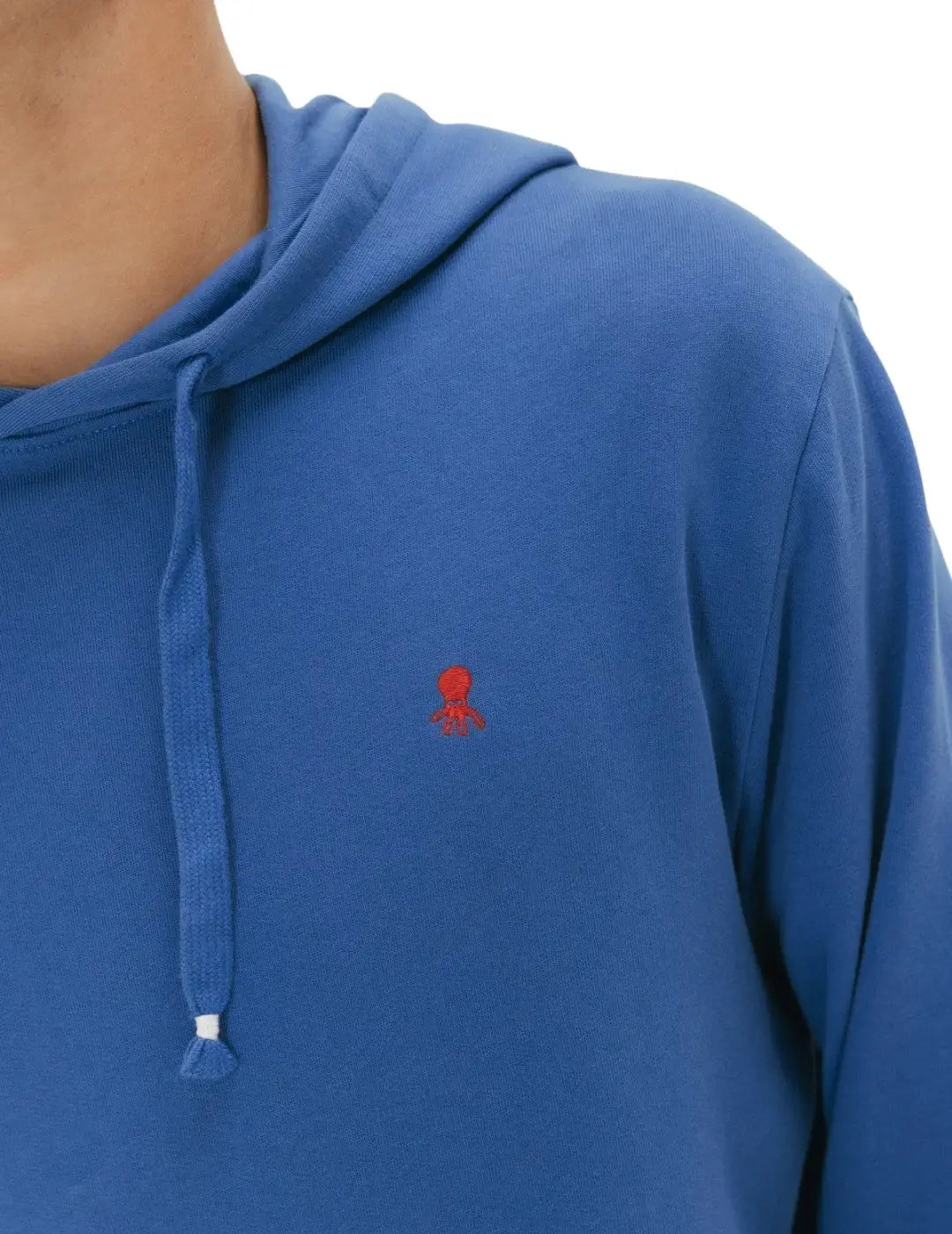 Sudadera Capucha El Pulpo Logo Azul Eléctrico | Bicos de Fío