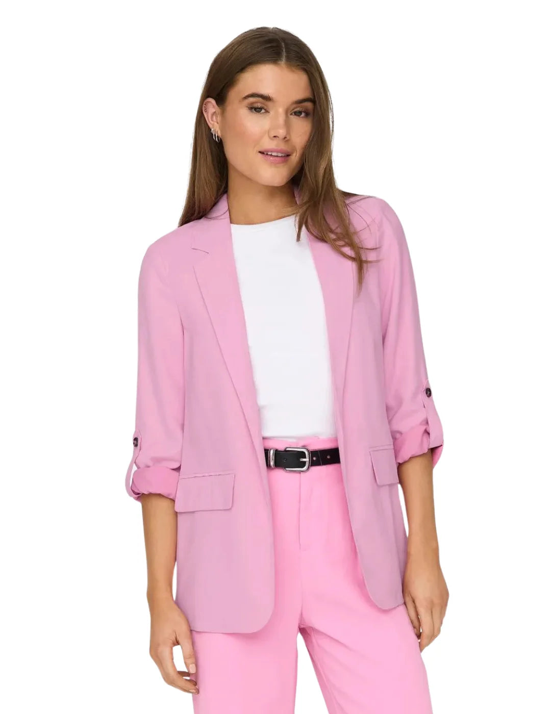 Blazer Only Laris Rosa | Bicos de Fío