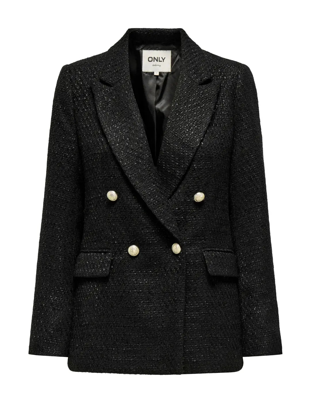 Blazer Boucle ONLY Astrid Negro | Bicos de Fío