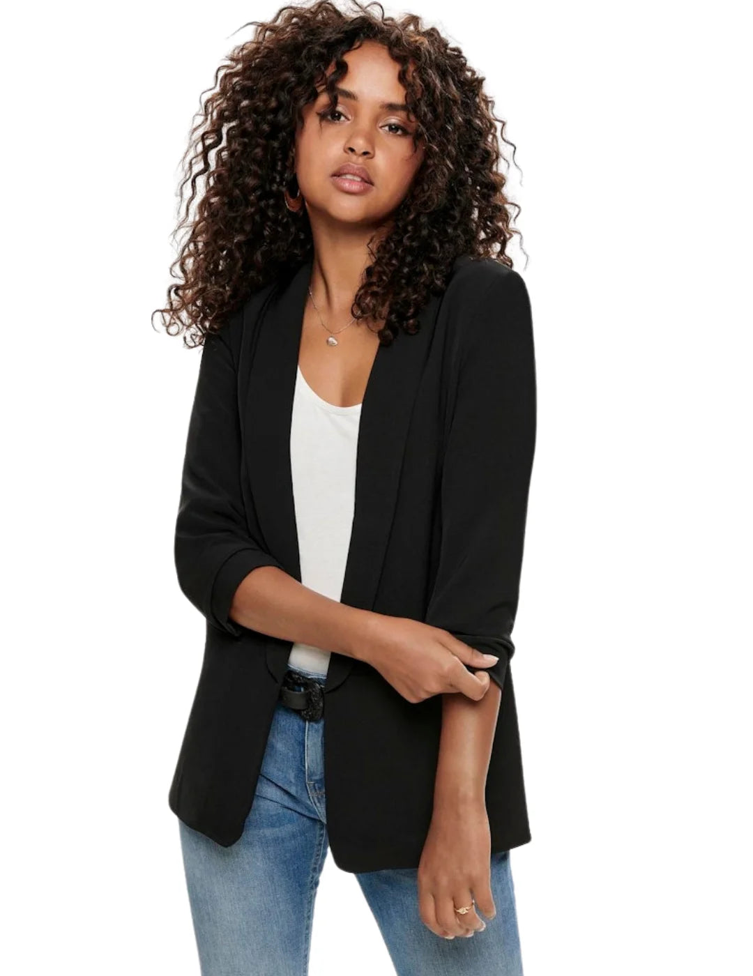 Blazer ONLY Elly Negro | Bicos de Fío