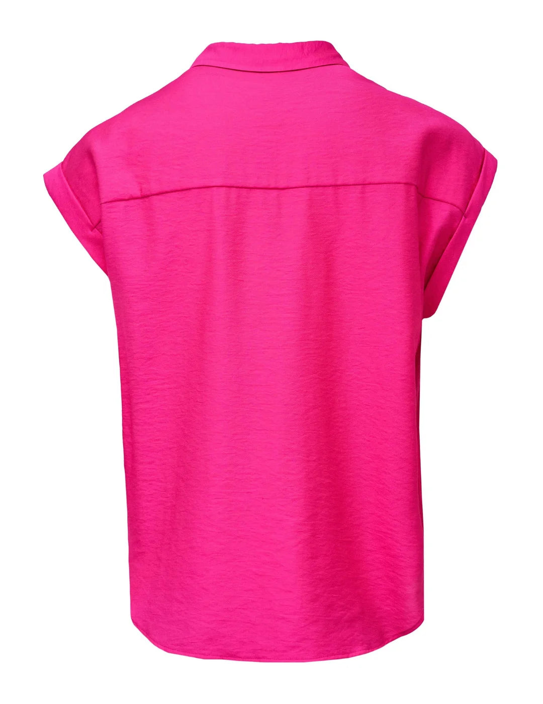Blusa Escote Plisado Salsa Jeans Fucsia | Bicos de Fío