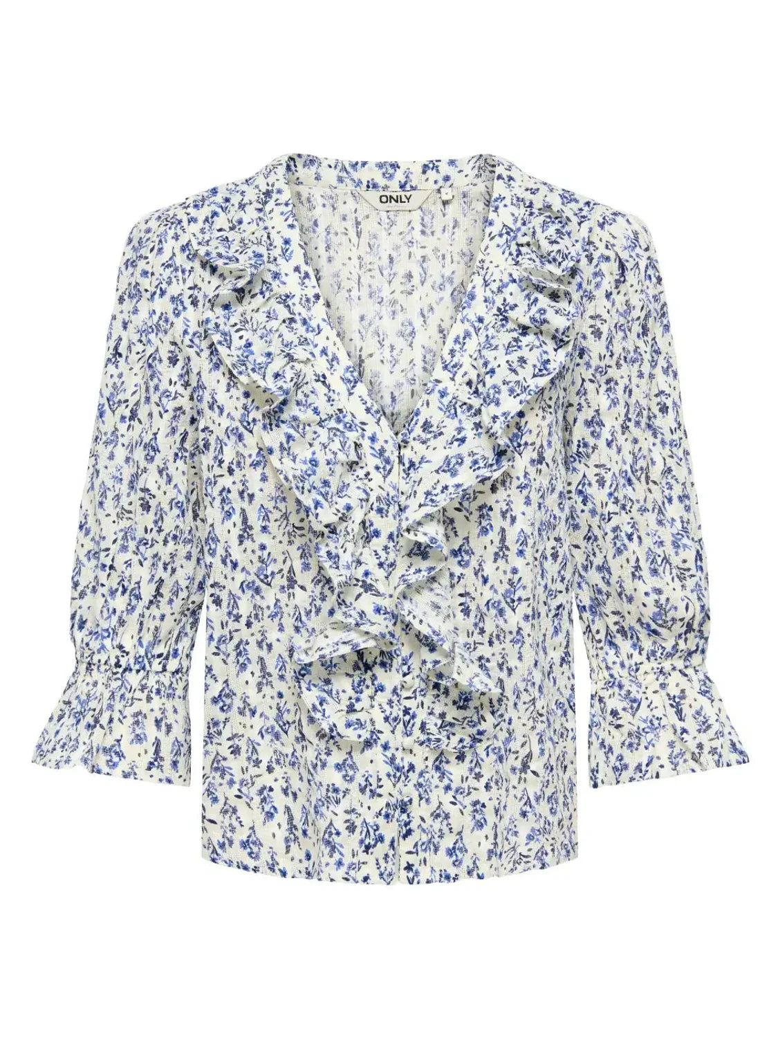 Blusa ONLY Coralie Azul Blusa ONLY Coralie Azul | Bicos de Fío