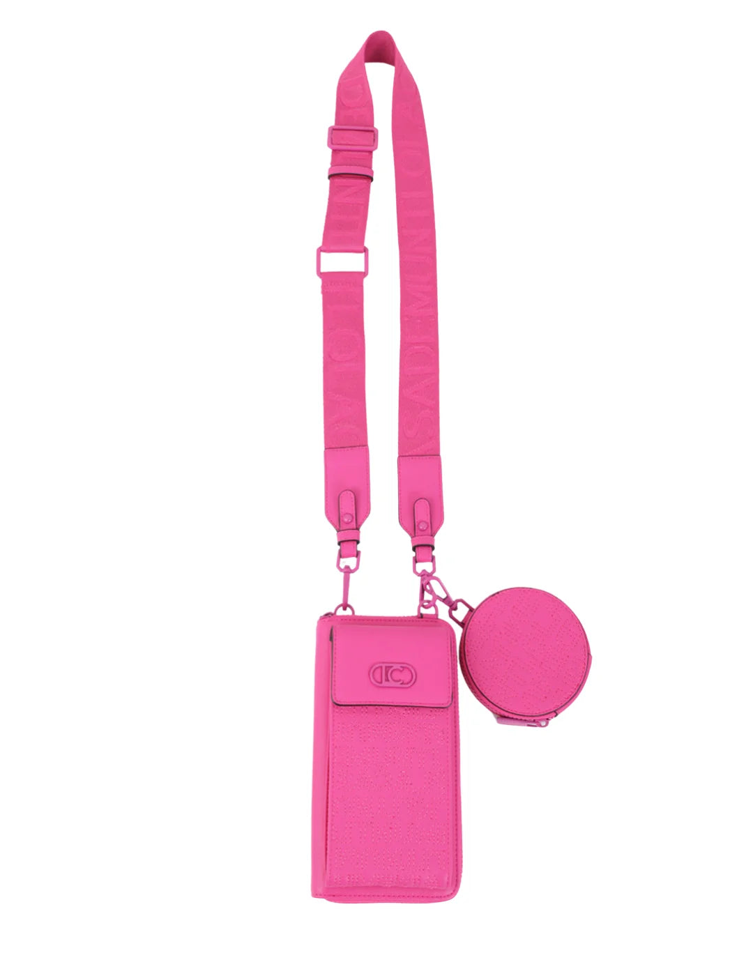 Bolsito Móvil Lola Casademunt Pespuntes Fucsia