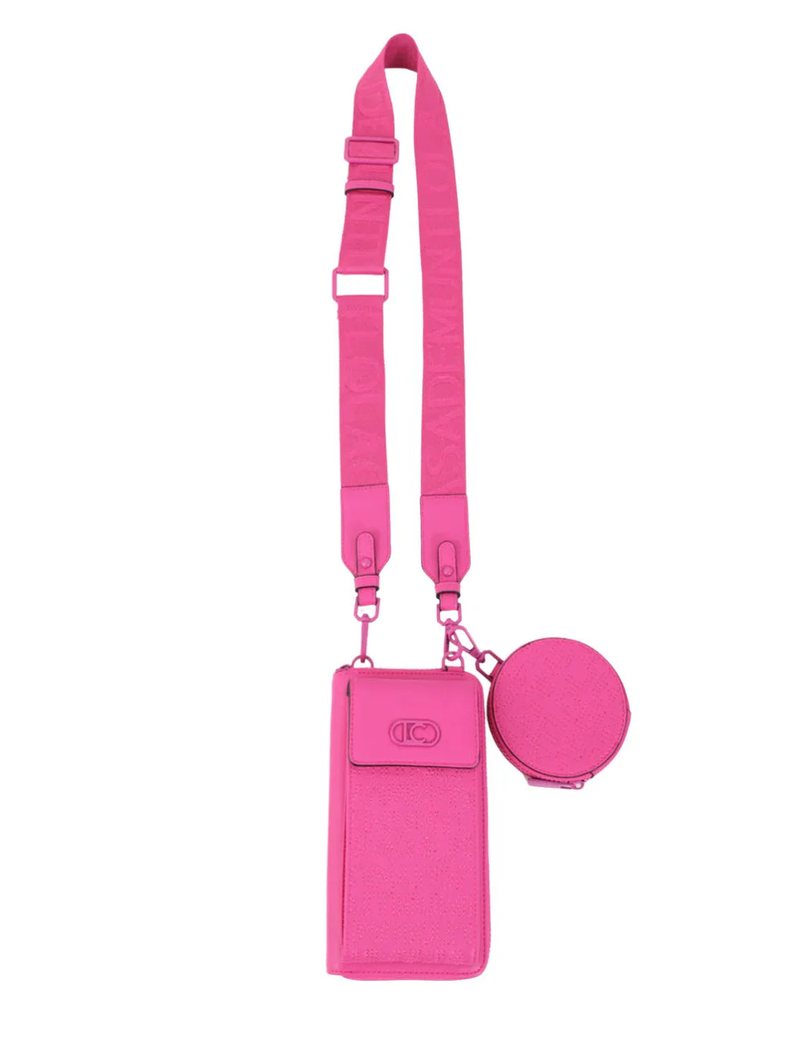 Bolsito Móvil Lola Casademunt Pespuntes Fucsia