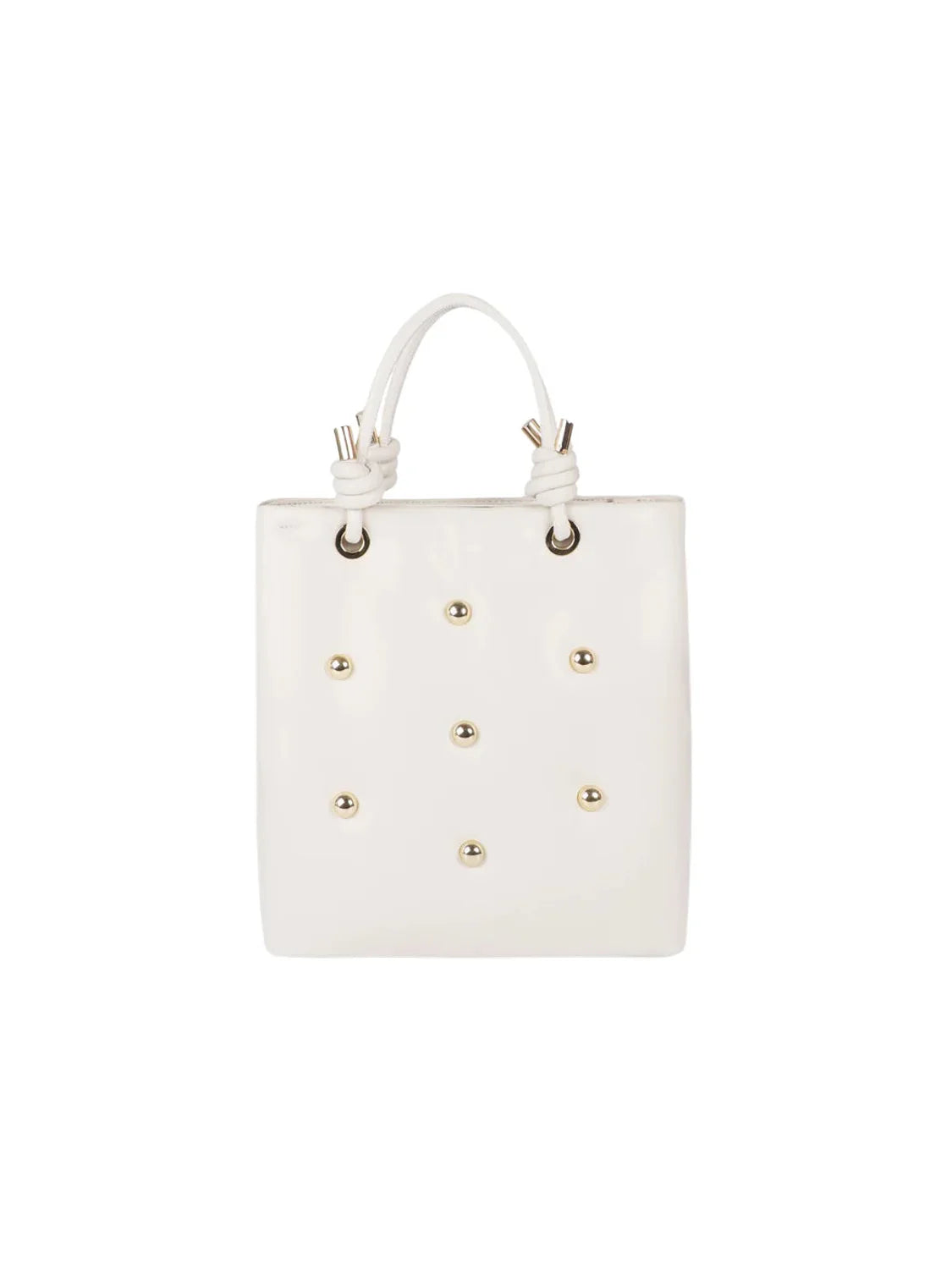 Bolso Lola Casademunt Tachas Crudo | Bicos de Fío