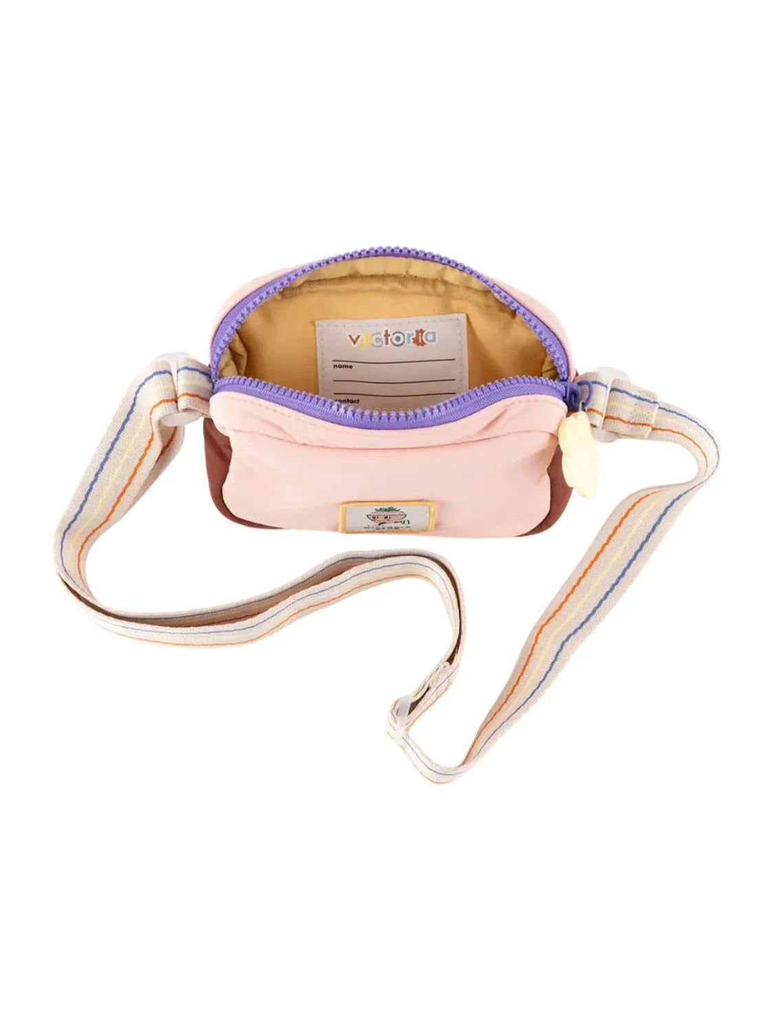 Bandolera Kids Nylon Victoria Rosa | Bicos de Fío
