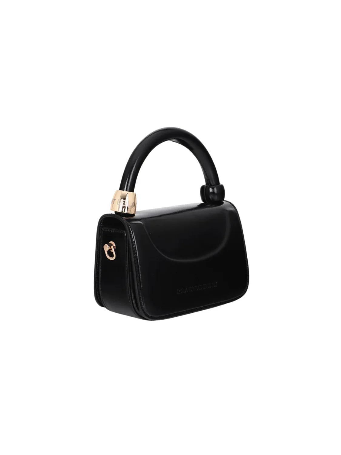 Bolso Bandolera Mini Lola Casademunt Aro Negro | Bicos de Fío