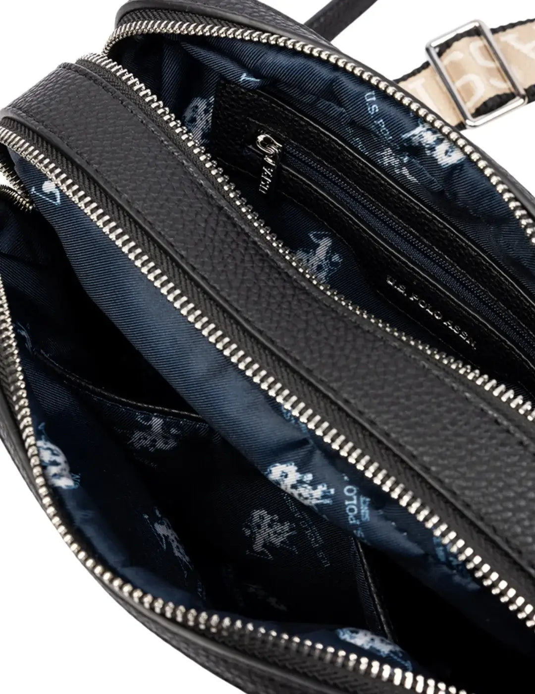 Bolso Bandolera US Polo Assn Mansion Negro | Bicos de Fío