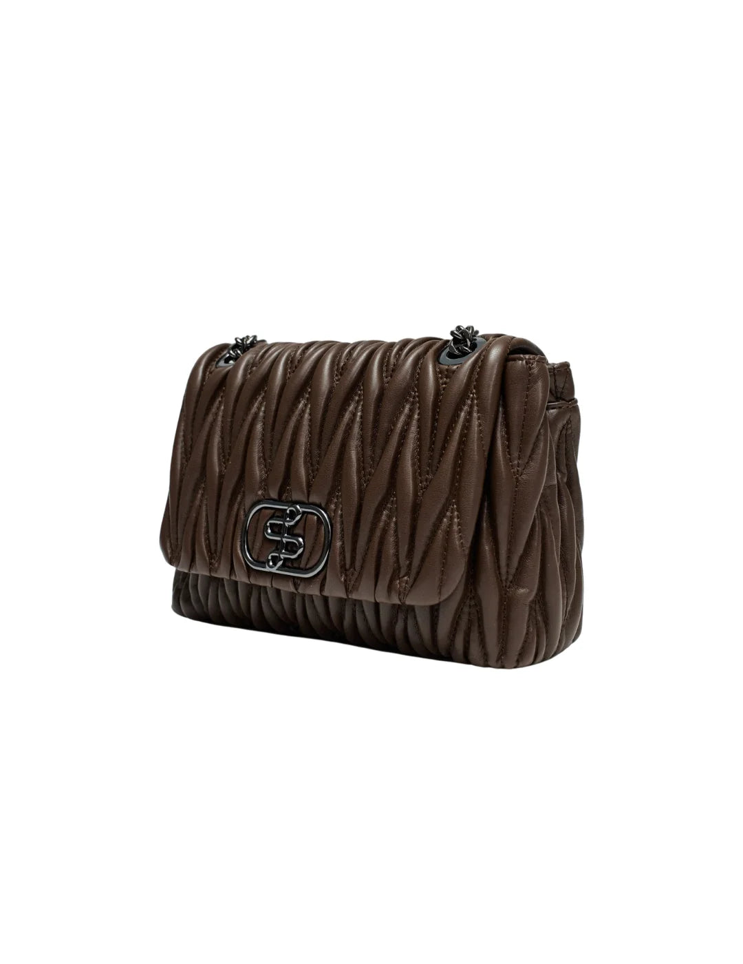 Bolso Crossbody Vegan Salsa Jeans Marrón | Bicos de Fío
