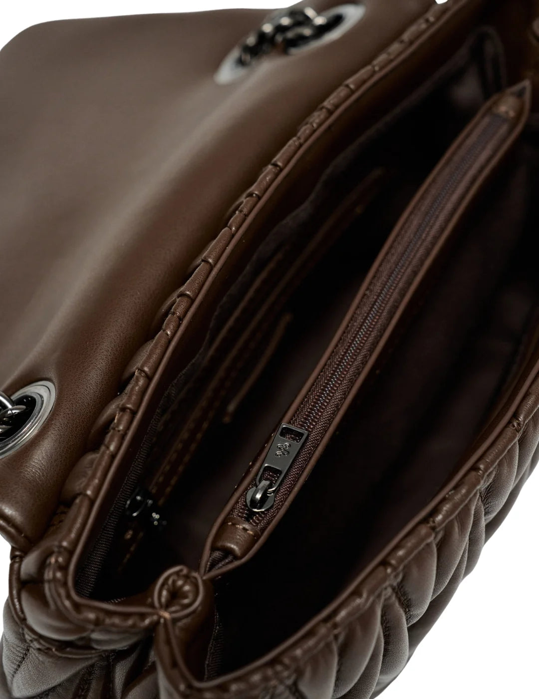 Bolso Crossbody Vegan Salsa Jeans Marrón | Bicos de Fío