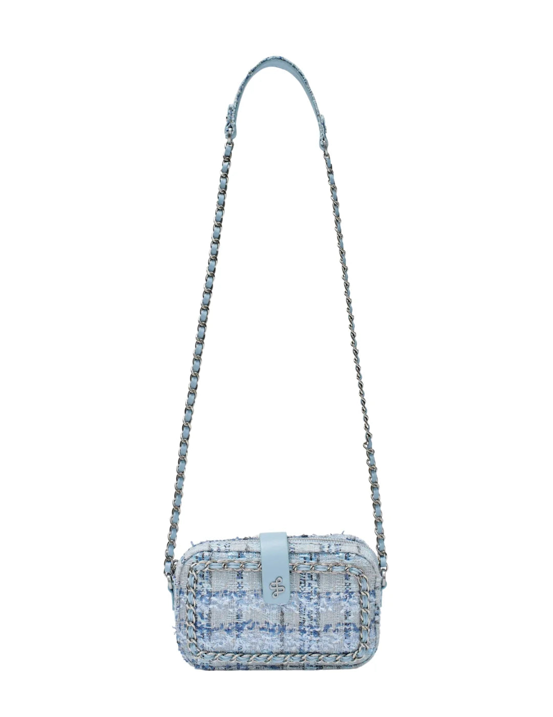 Bolso De Tweed Salsa Jeans Azul Claro | Bicos de Fío