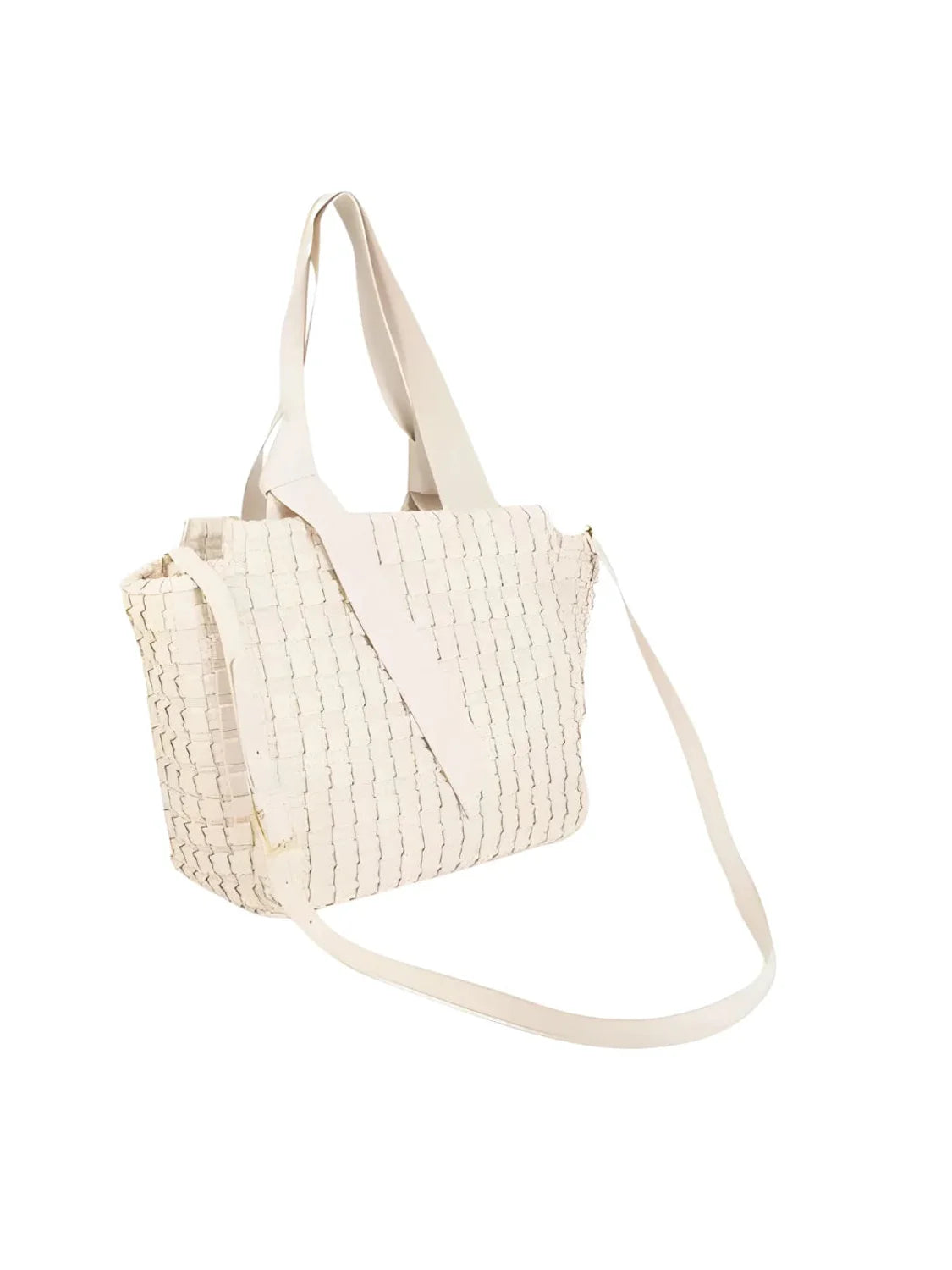 Bolso Lola Casademunt Trenzado Crudo | Bicos de Fío