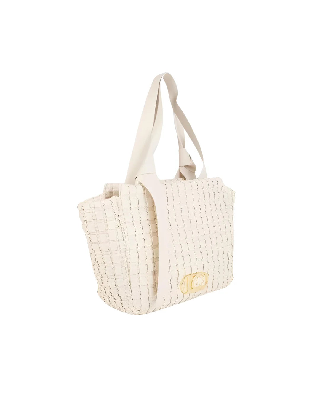 Bolso Lola Casademunt Trenzado Crudo | Bicos de Fío