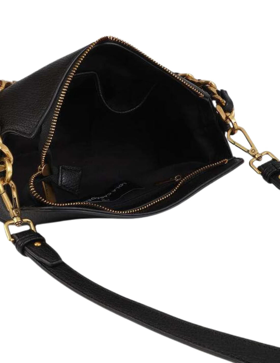 Bolso Hombro Lola Casademunt LC Animal Negro | Bicos de Fío