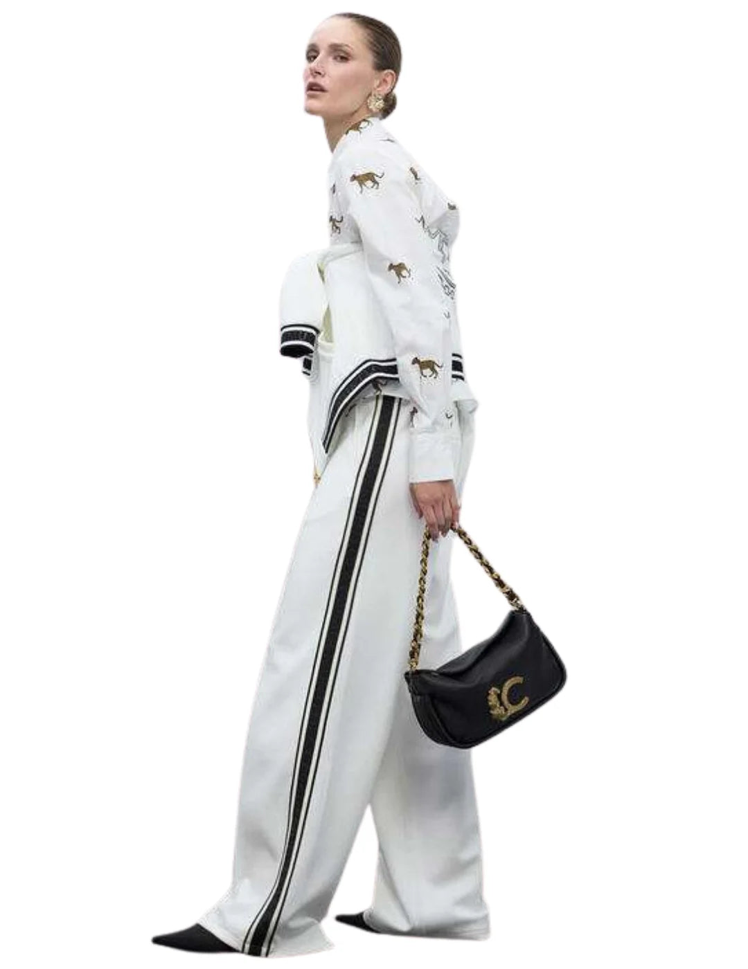 Bolso Hombro Lola Casademunt LC Animal Negro | Bicos de Fío