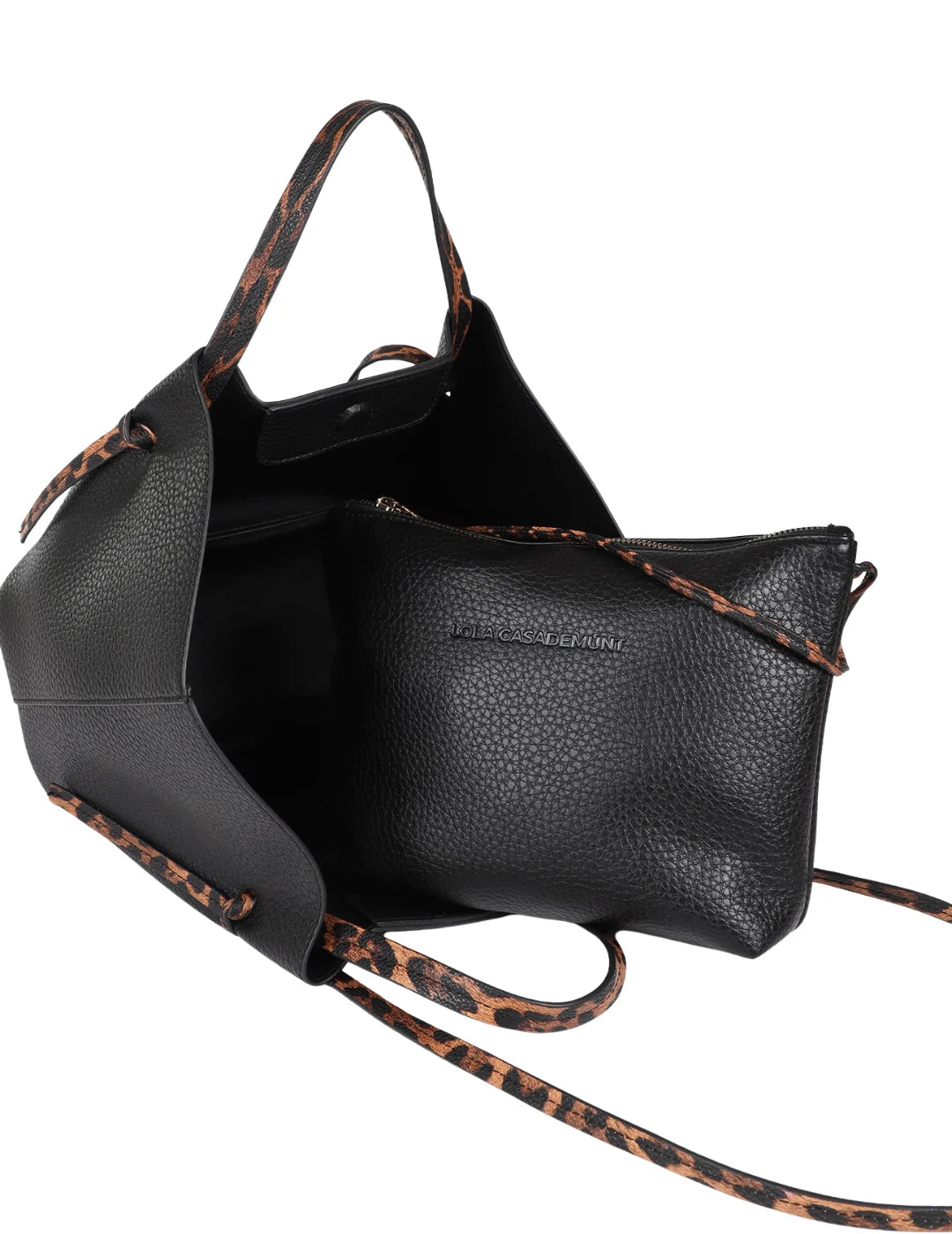 Mini Shopper Lola Casademunt Negro | Bicos de Fío