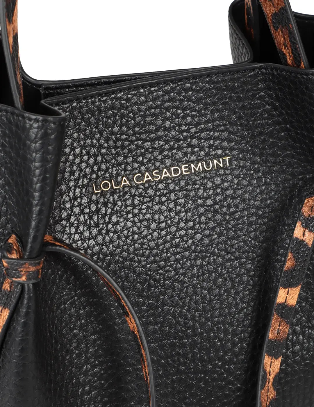 Mini Shopper Lola Casademunt Negro | Bicos de Fío