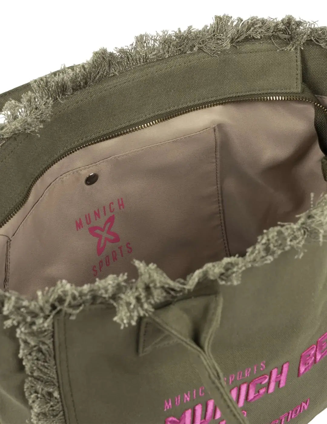 Bolso Shopper Munich Scuba Khaki | Bicos de Fío