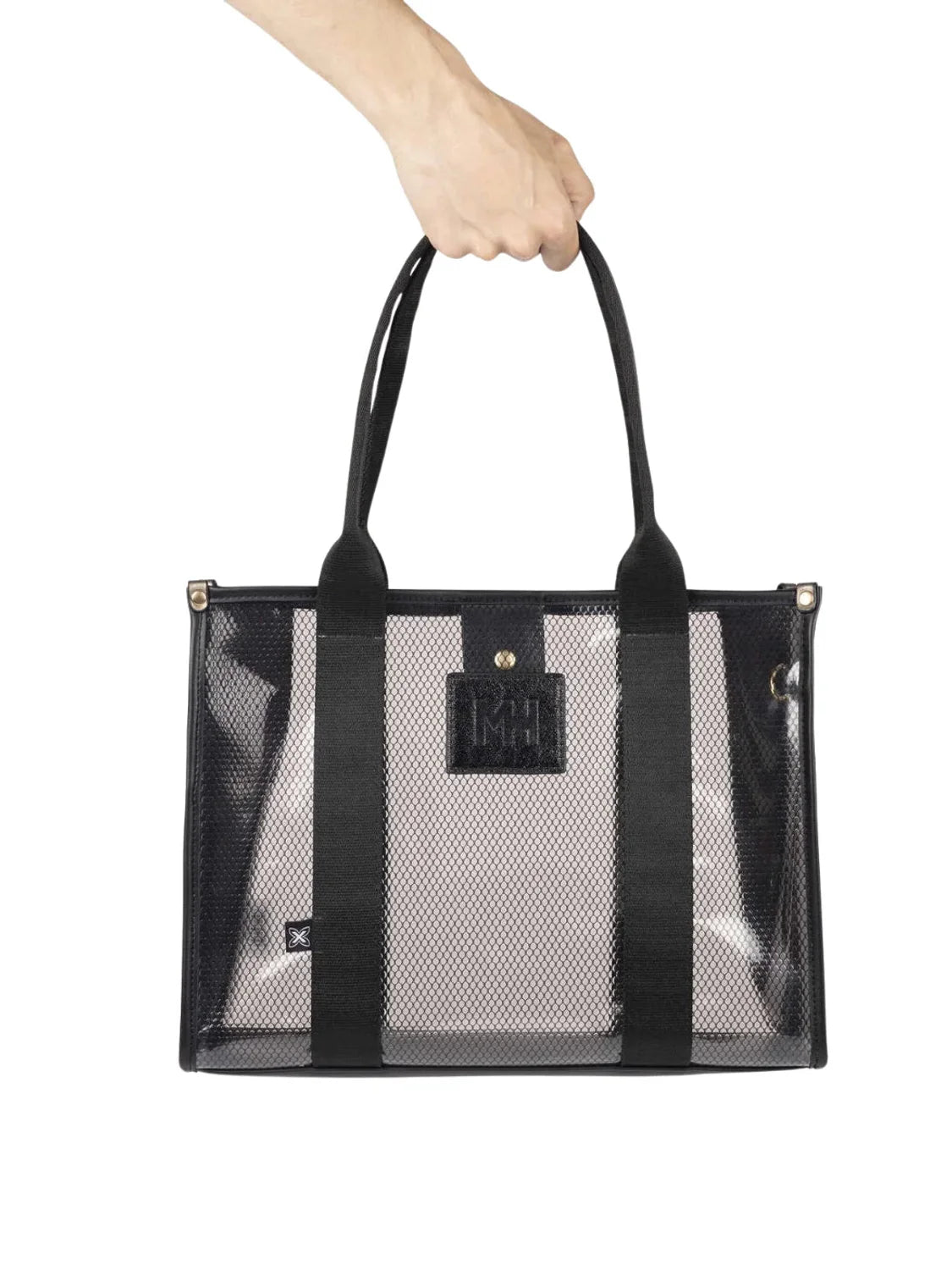Bolso Shopper Munich Jade Negro | Bicos de Fío