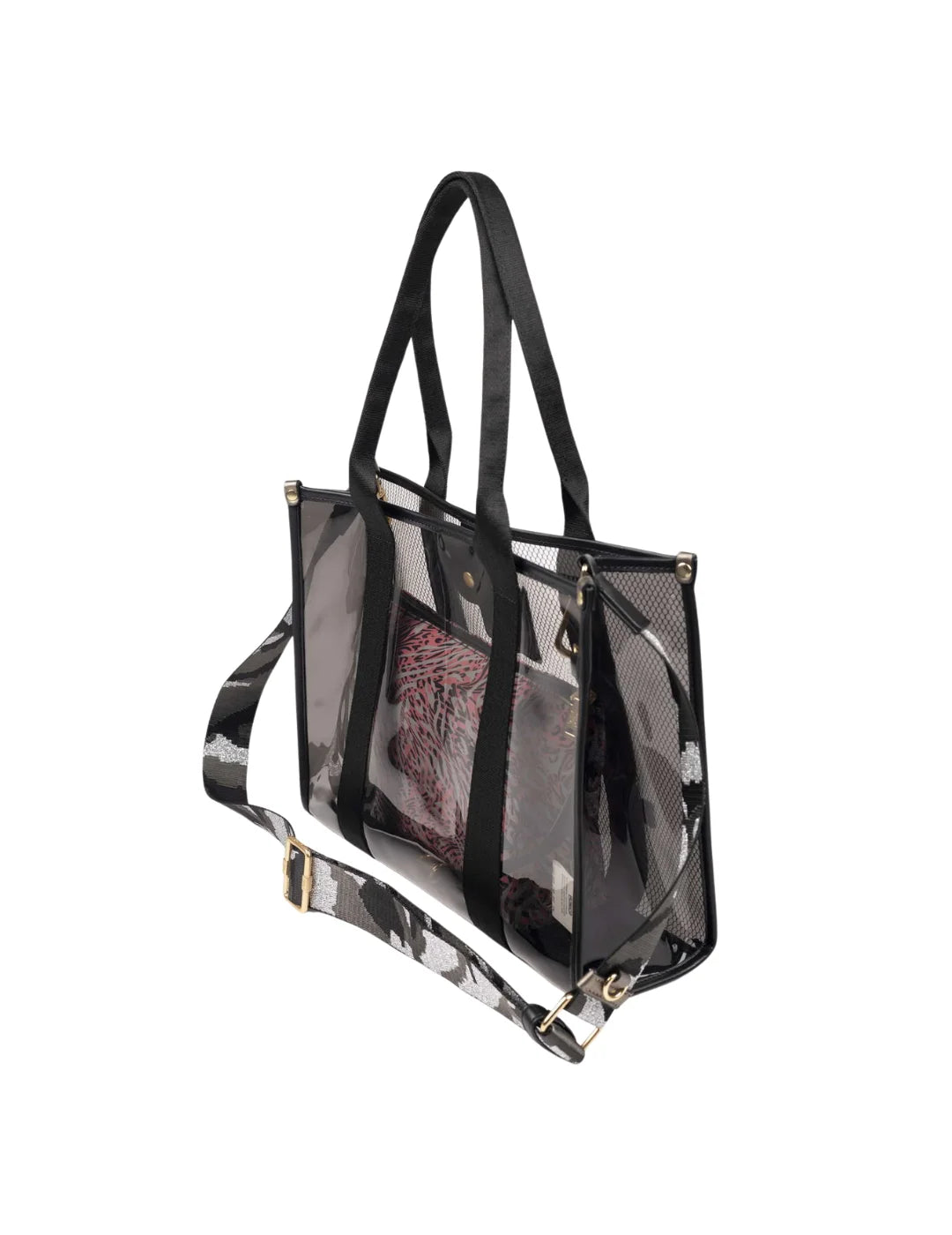 Bolso Shopper Munich Jade Negro | Bicos de Fío