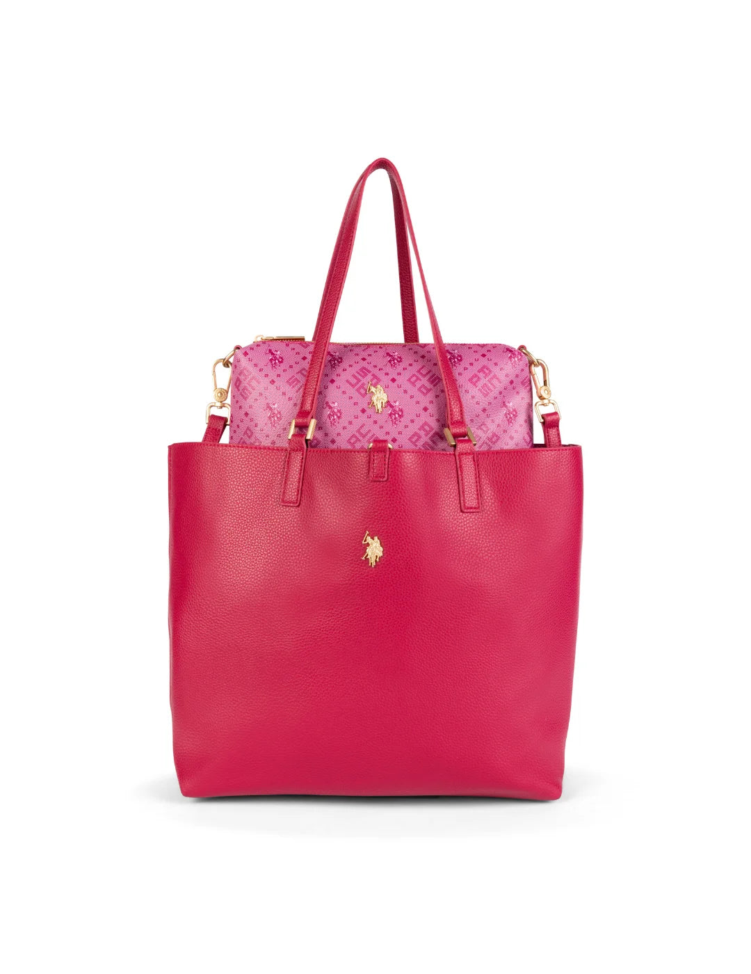 Bolso Shopper US Polo Assn Malibu Fucsia | Bicos de Fío