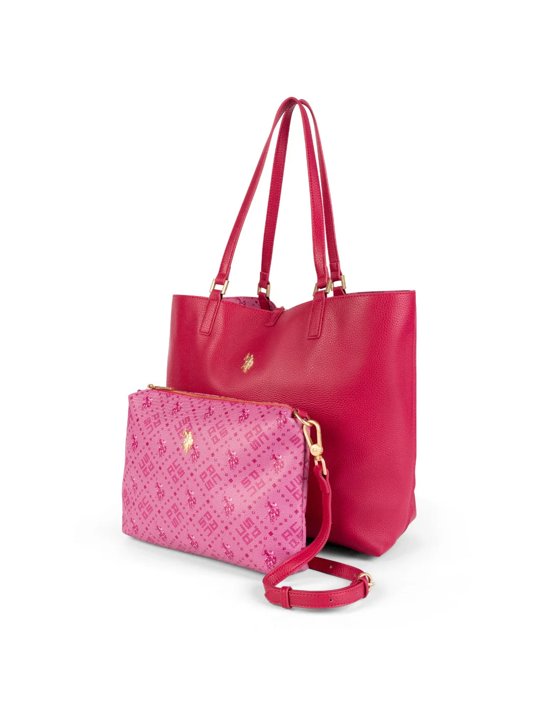 Bolso Shopper US Polo Assn Malibu Fucsia | Bicos de Fío