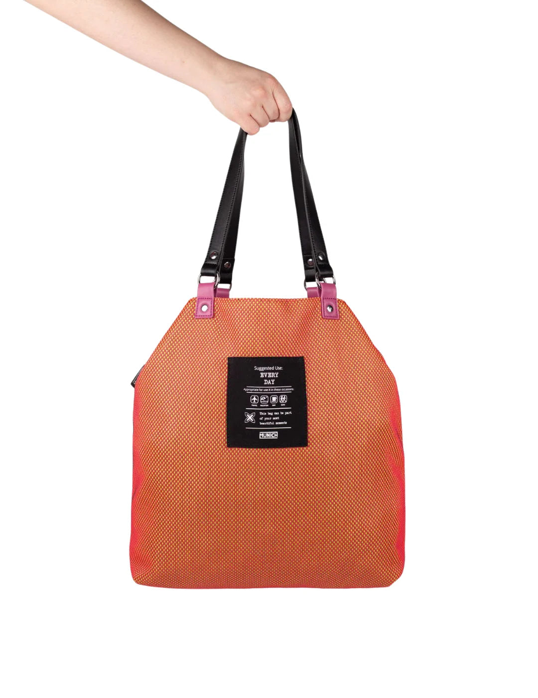 Bolso Reversible Munich Gogo Spin Naranja | Bicos de Fío