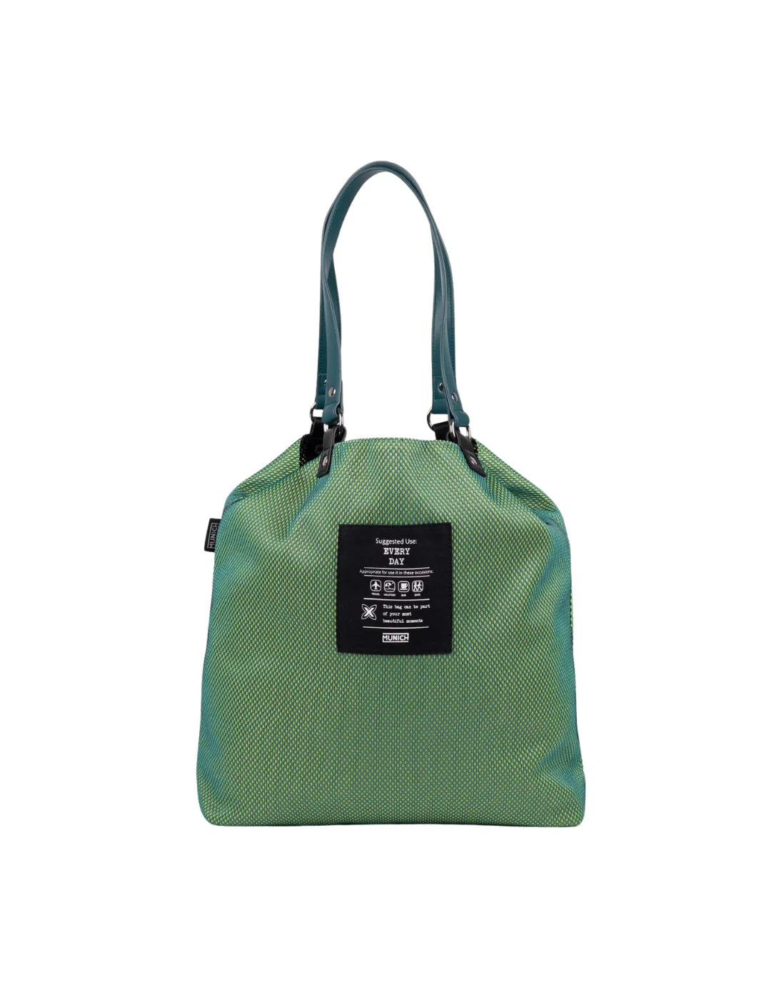 Bolso Reversible Munich Gogo Spin Verde | Bicos de Fío