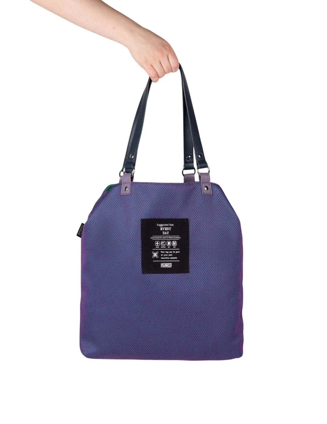 Bolso Reversible Munich Gogo Spin Violeta | Bicos de Fío