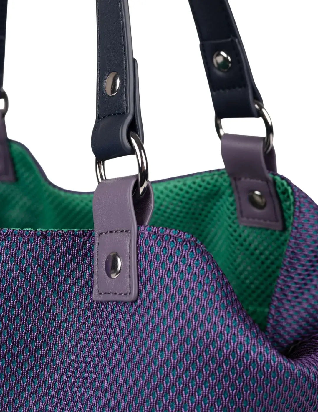 Bolso Reversible Munich Gogo Spin Violeta | Bicos de Fío