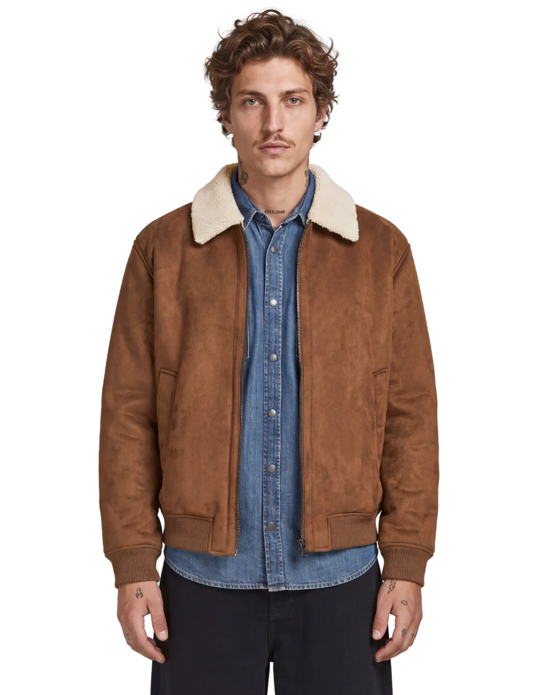 Bomber Jack&Jones Luluke Marrón | Bicos de Fío