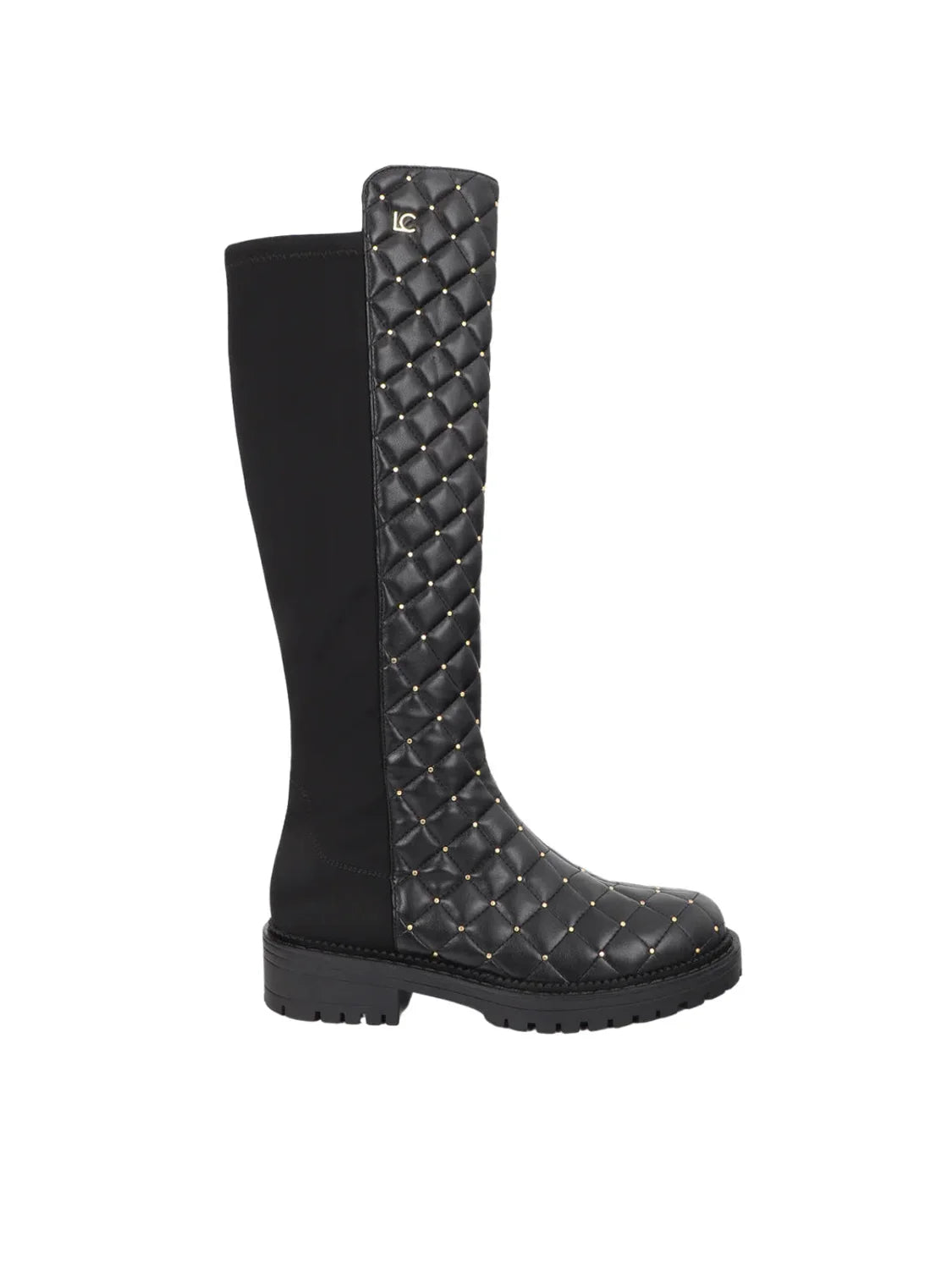 Bota Lola Casademunt Mini Tachas Negro | Bicos de Fío