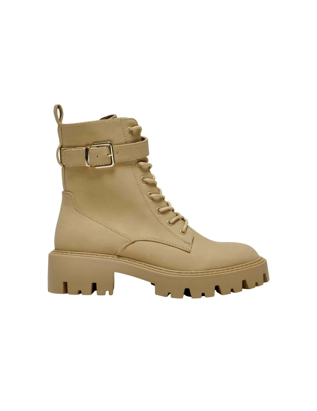 Bota Biker Only Onlbetty Beige | Bicos de Fío