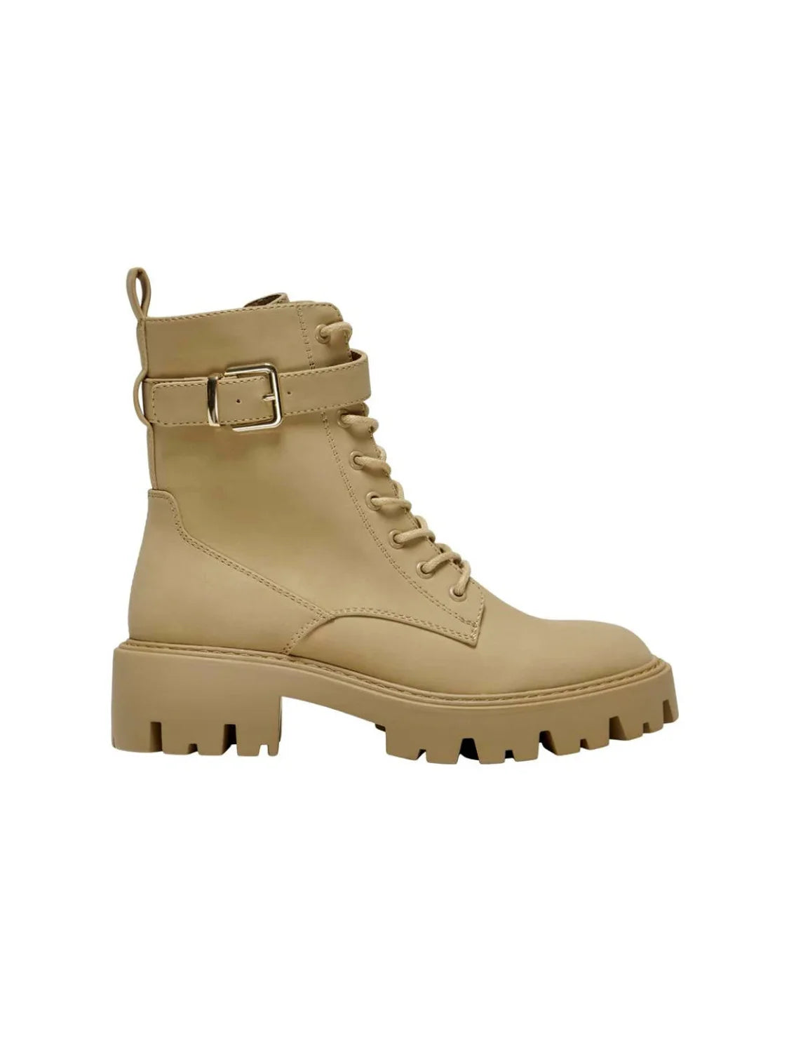 Bota Biker Only Onlbetty Beige | Bicos de Fío