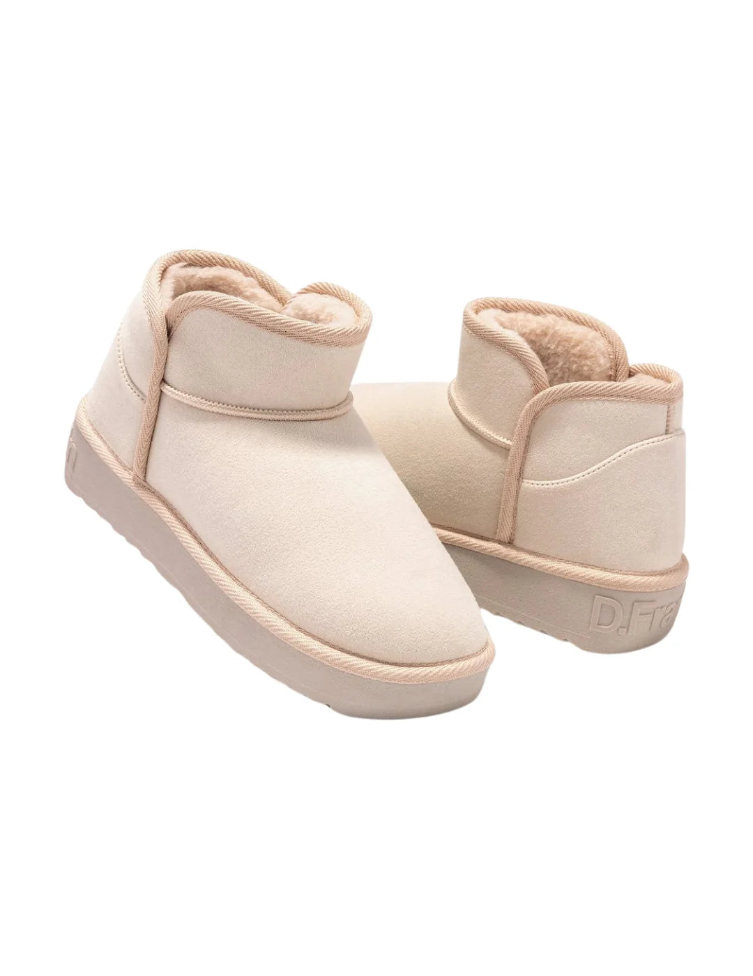 Bota Australiana D.Franklin Nordic Low Basic Beige | Bicos de Fío