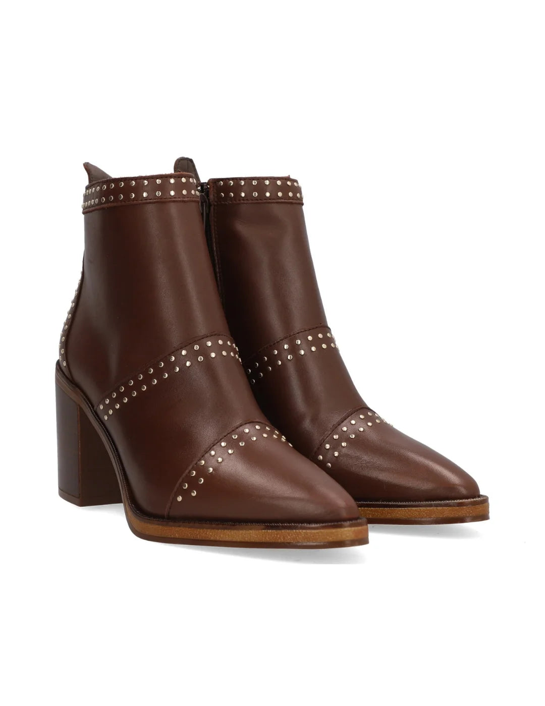 Botines ALPE Camden Piel Marrón | Bicos de Fío