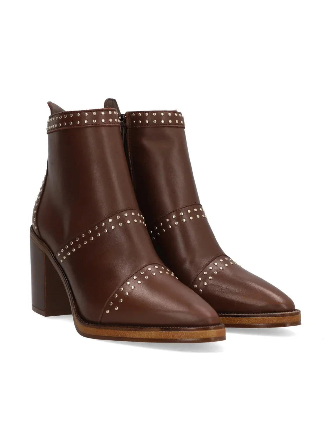Botines ALPE Camden Piel Marrón | Bicos de Fío
