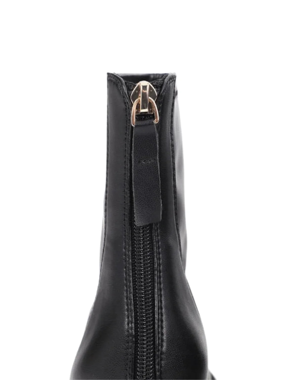 Botines Tacón Dorado Lola Casademunt Negro | Bicos de Fío
