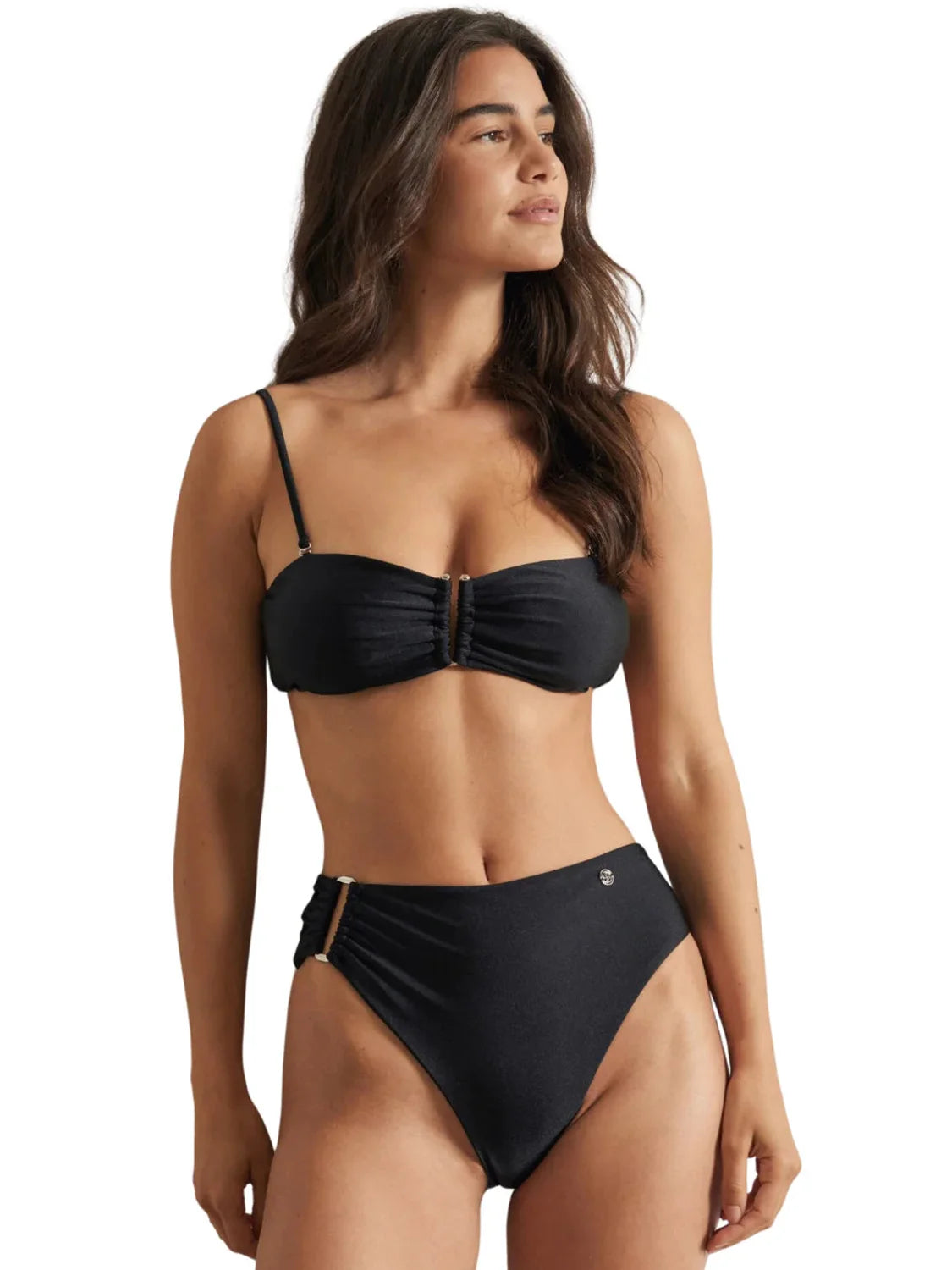 Braguita Bikini Salsa Jeans Negro | Bicos de Fío