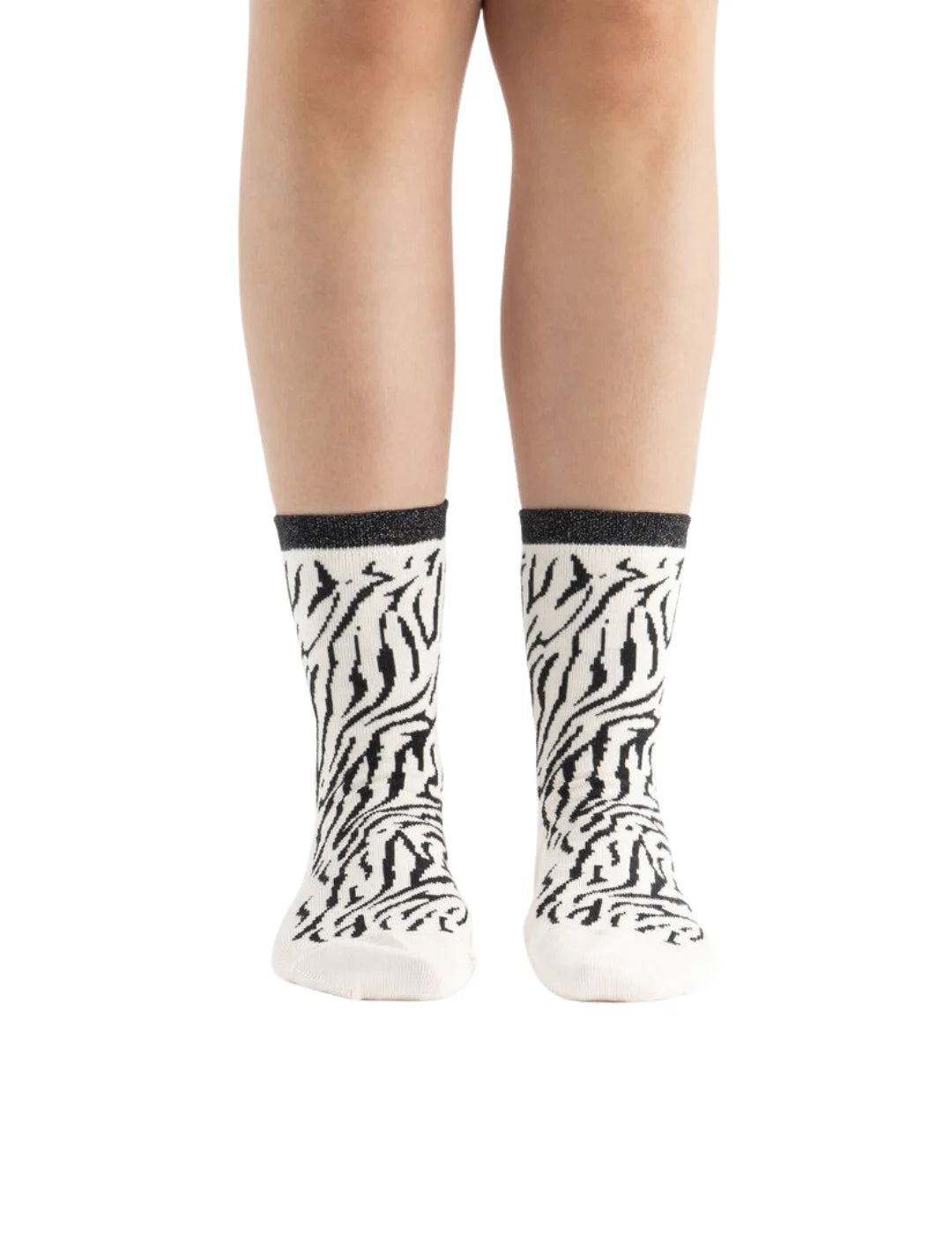 Calcetines Victoria Cebra Blanco | Bicos de Fío