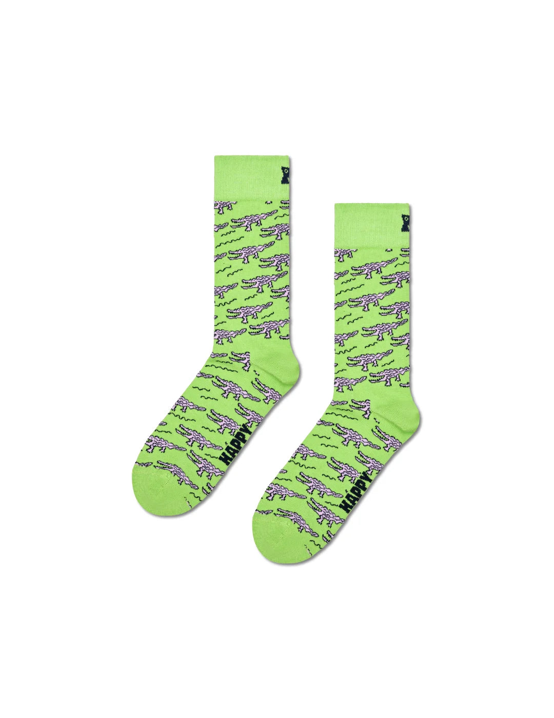 Calcetines Happy Socks Crocodile Verde | Bicos de Fío