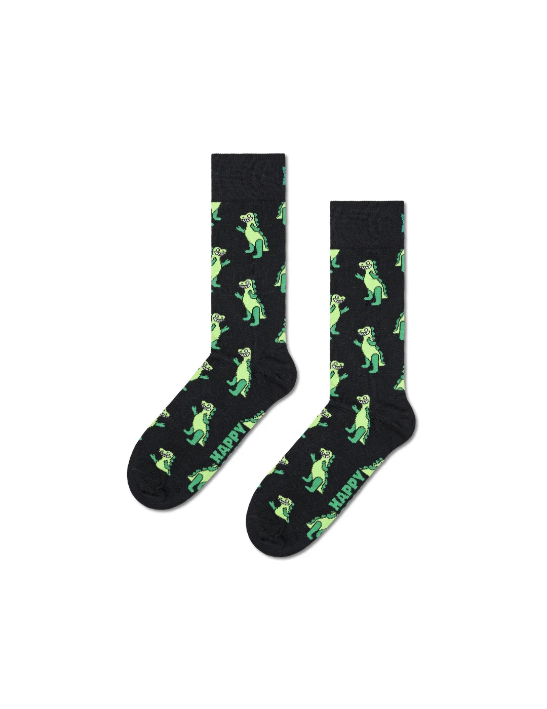 Calcetines Happy Socks Inflatable Dino Negro | Bicos de Fío