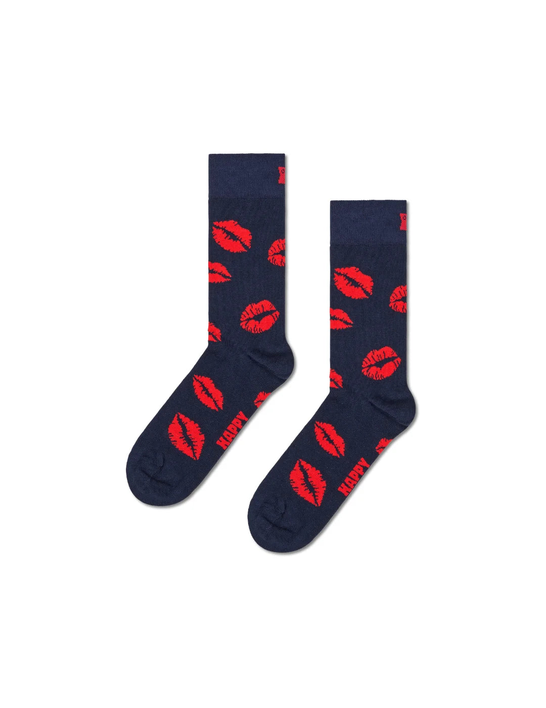 Calcetines Happy Socks Kisses Azul Marino | Bicos de Fío