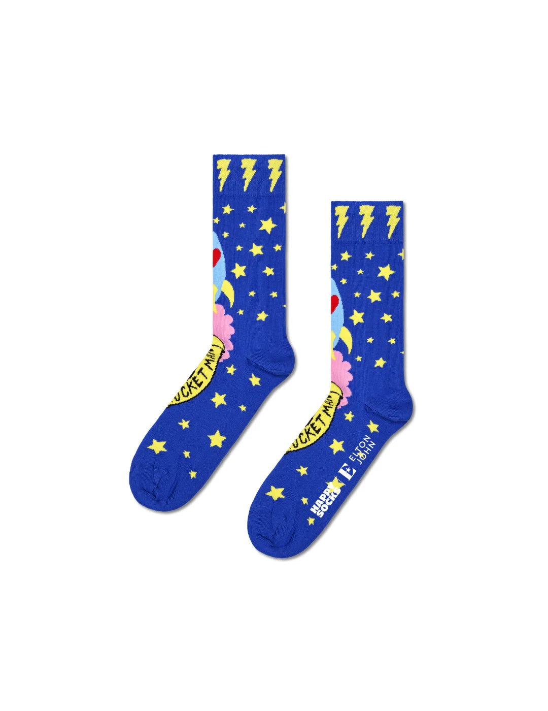 Calcetines Happy Socks Rocket Man Azul | Bicos de Fío
